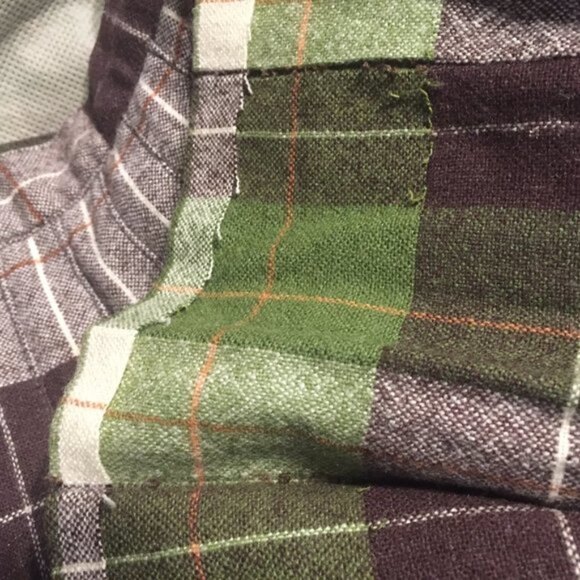 VINTAGE IN 'N OUTER PLEATED PLAID MIDI SKIRT SIZE 28 - Picture 5 of 6